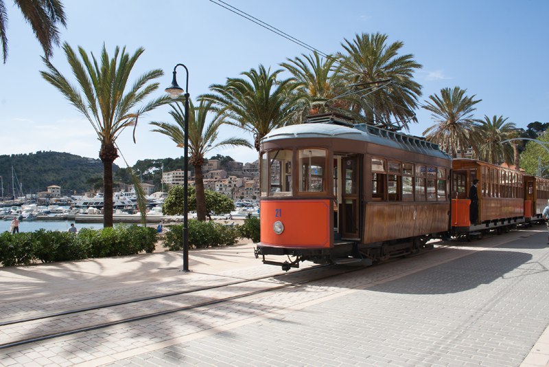 old train to Port Soller in Majorca